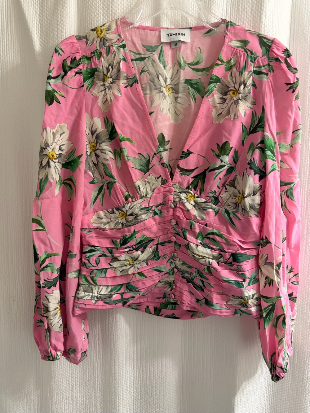 YUMI KIM Bradley blouse, Pink Floral, M